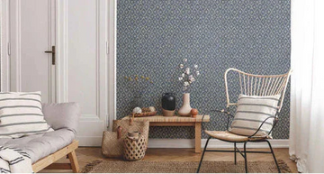 Ideas para decorar con papel pintado sin recargar las paredes