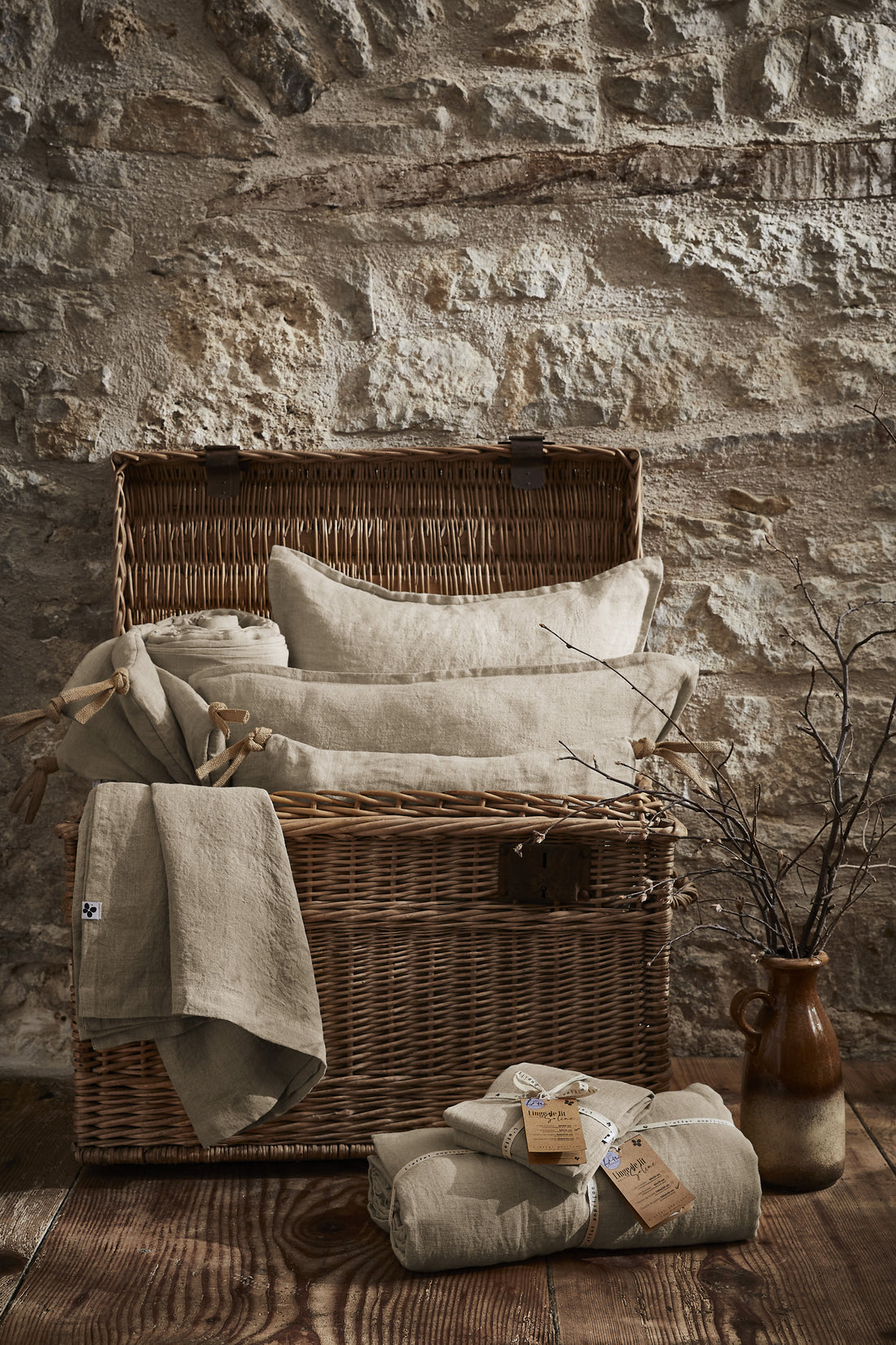 Funda de cojín Soline Beige