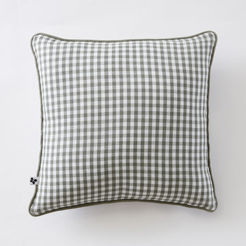 Cojín Gaia Vichy Khaki