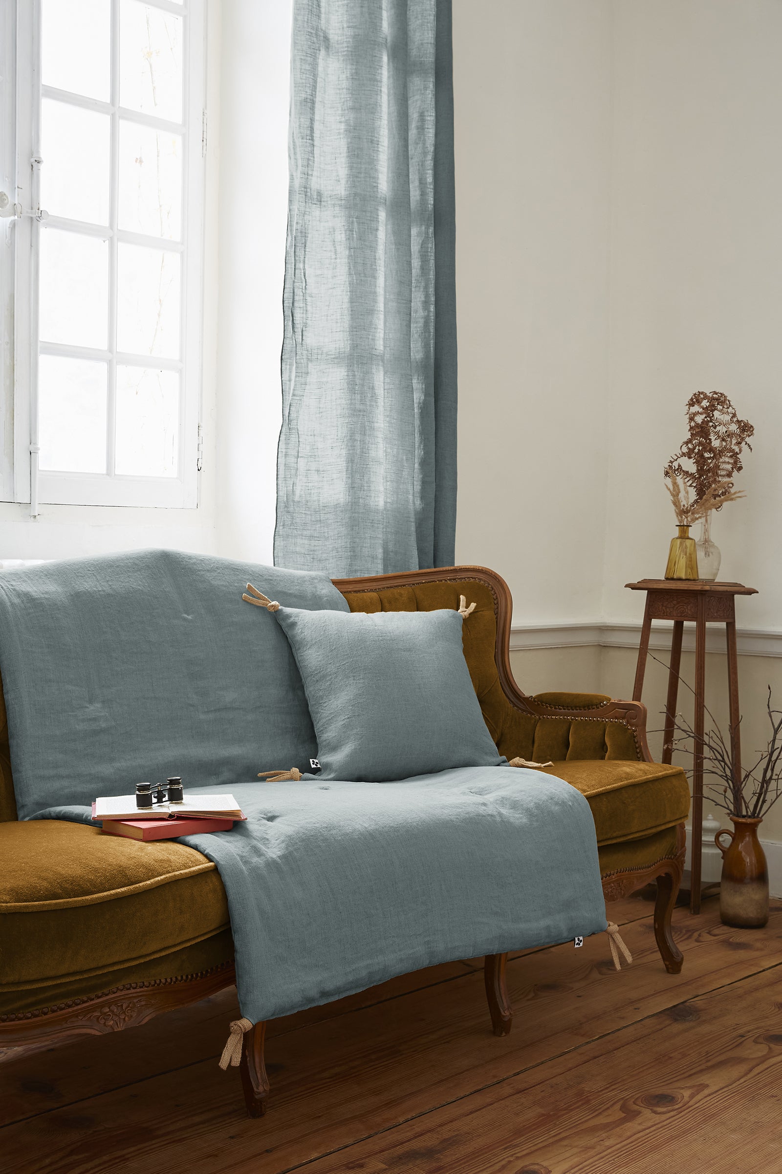 Plaid Soline Azul Claro