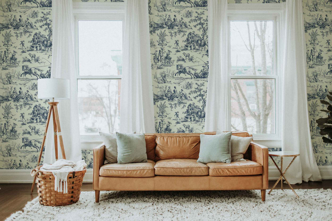 Bucolic Toile Indigo