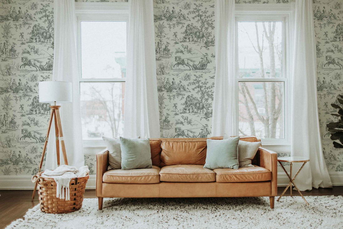 Bucolic Toile Steel